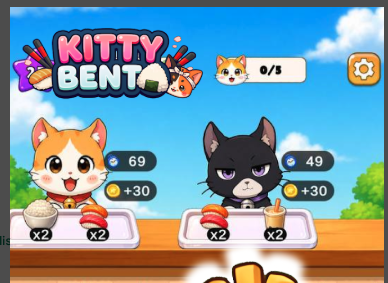 Kitty Bento Unity Source Code – Cute Food Matching Puzzle Game | SellUnitySourceCode.com source code