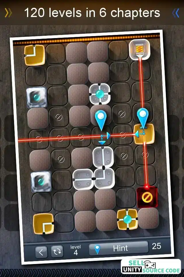 Laser Box - Puzzle Unique Game SellUnitySourceCode screenshot 3
