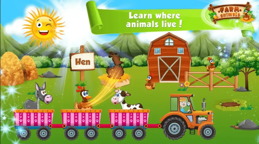 Learning Farm Animals: Educational Games For Kids SellUnitySourceCode screenshot 4