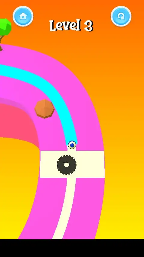 Line Road Colour 3D SellUnitySourceCode screenshot 3