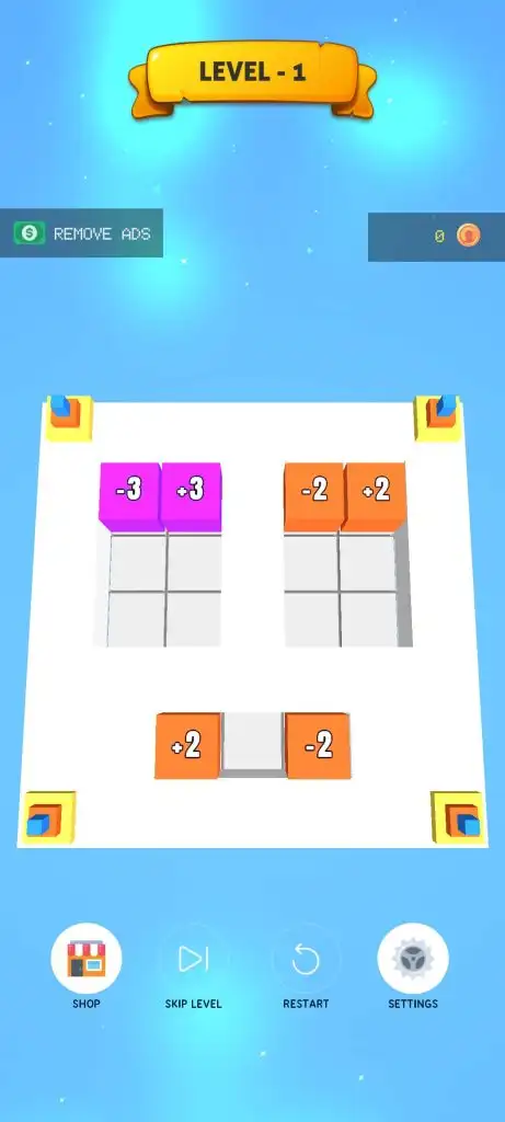 Make it Zero – Hypercasual Puzzle Game SellUnitySourceCode screenshot 5