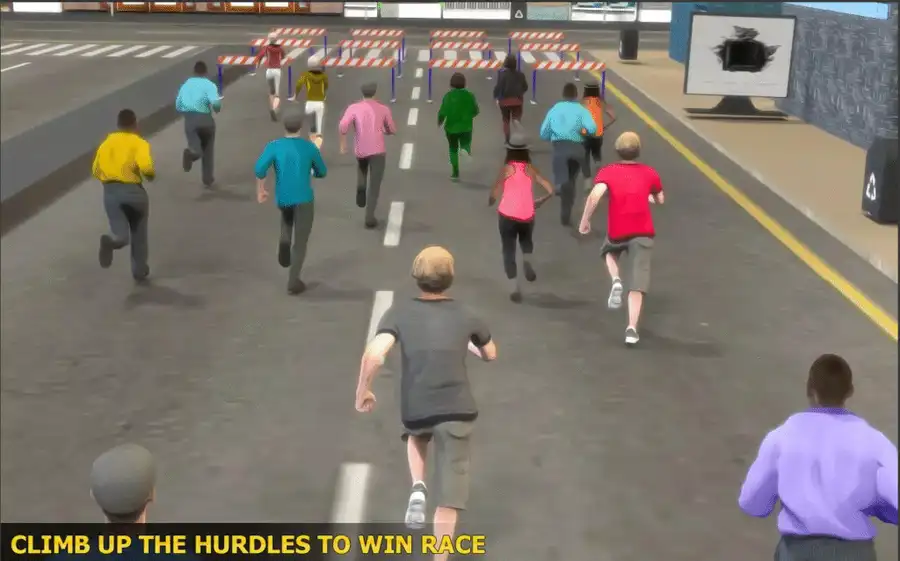 Marathon Race Simulator 3D screenshot 4