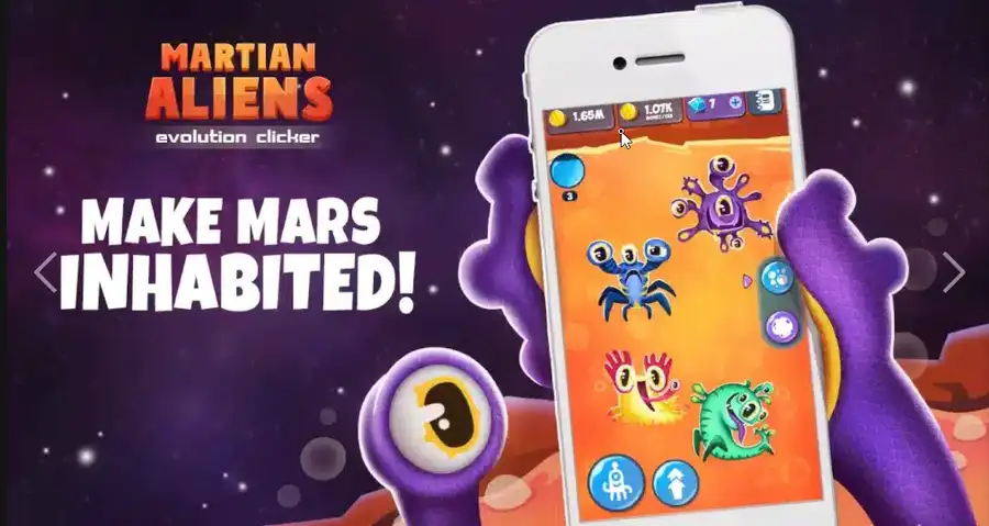 Martian Aliens – Evolution Clicker screenshot 4