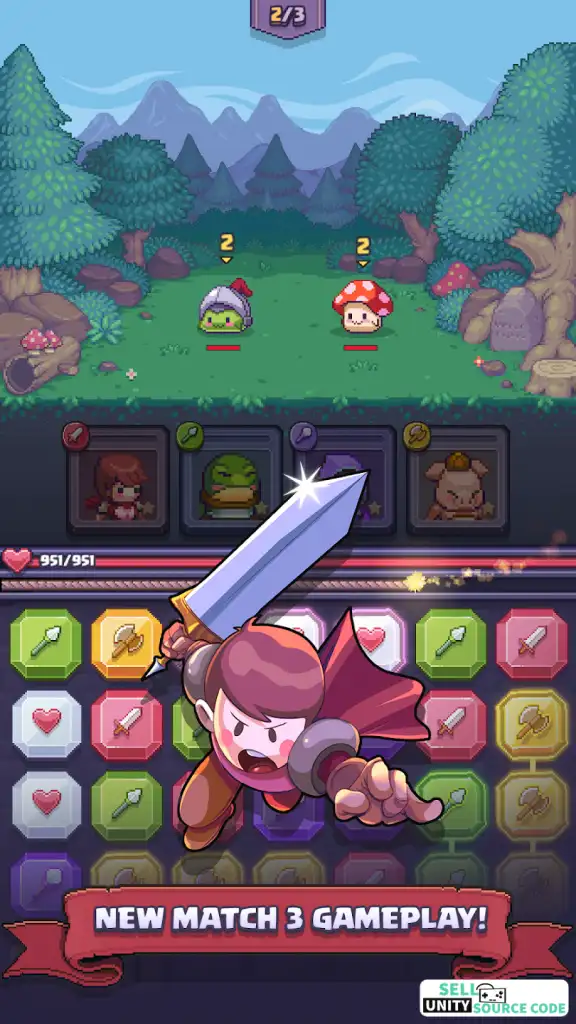Match Land: Puzzle RPG screenshot 2