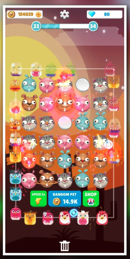Merge Animals Tower Defense screenshot 3
