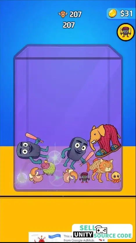 Merge Drop Brainrot: Number Puzzle SellUnitySourceCode.com screenshot 4