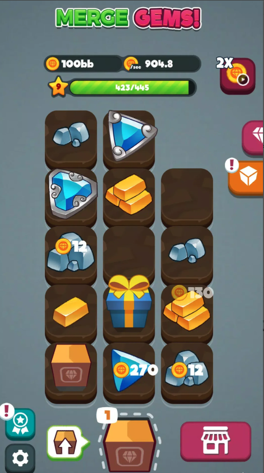 Merge Gems! screenshot 5