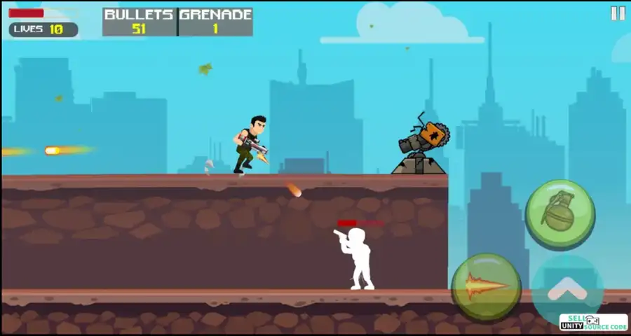 Metal Soldier - Dynamic Shooter Unity Template SellUnitySourceCode screenshot 4