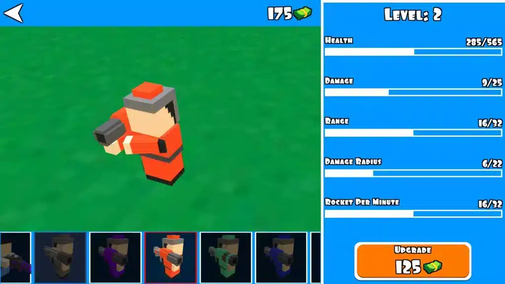 Miniman Defender – Complete Mobile Game Template screenshot 2