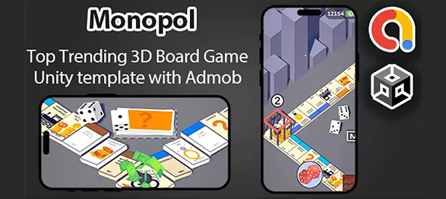 🎲 Monopol – Complete 3D Board Game Template (SellUnitySourceCode)