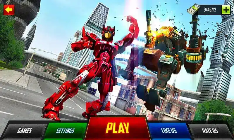 Monster Robot Hero City Battle SellUnitySourceCode
