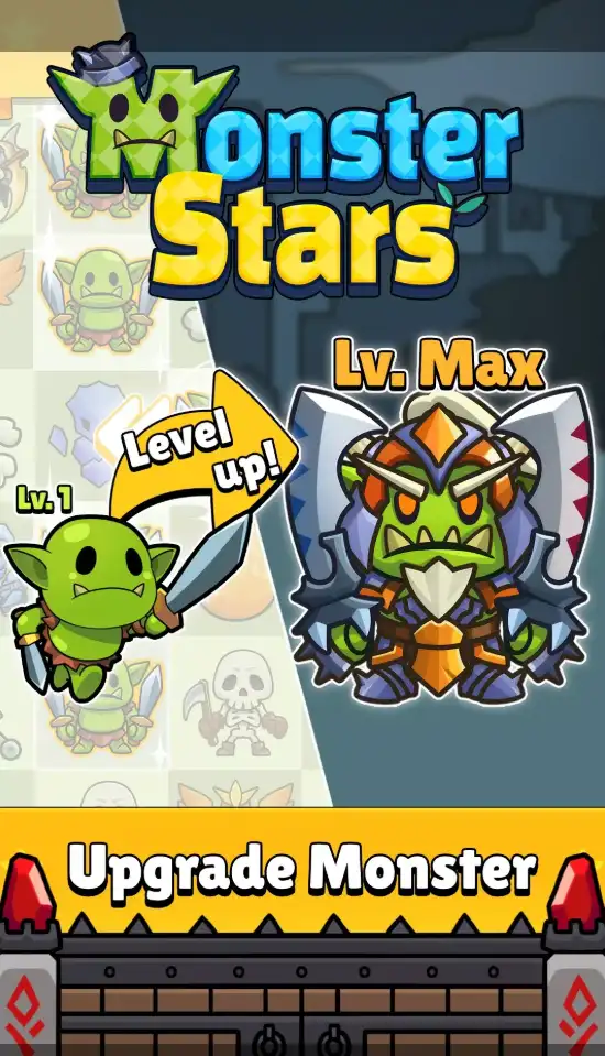 Monster Stars Merge defense SellUnitySourceCode screenshot 5