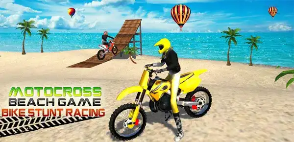Motocross Beach Game: Bike Stunt Racing SellUnitySourceCode screenshot 4