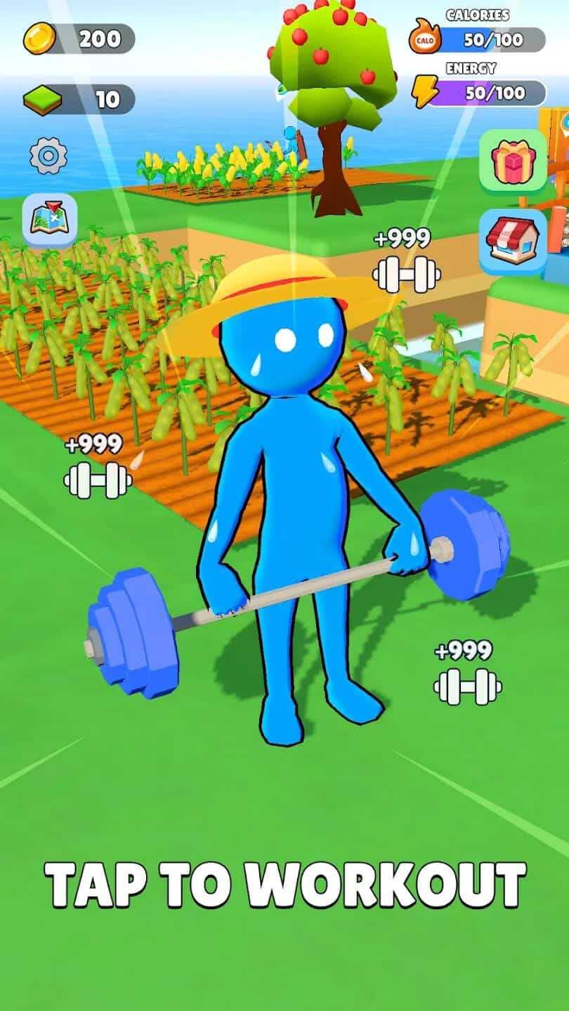 Muscle Land: Farm Hero Clicker SellUnitySourceCode screenshot 5
