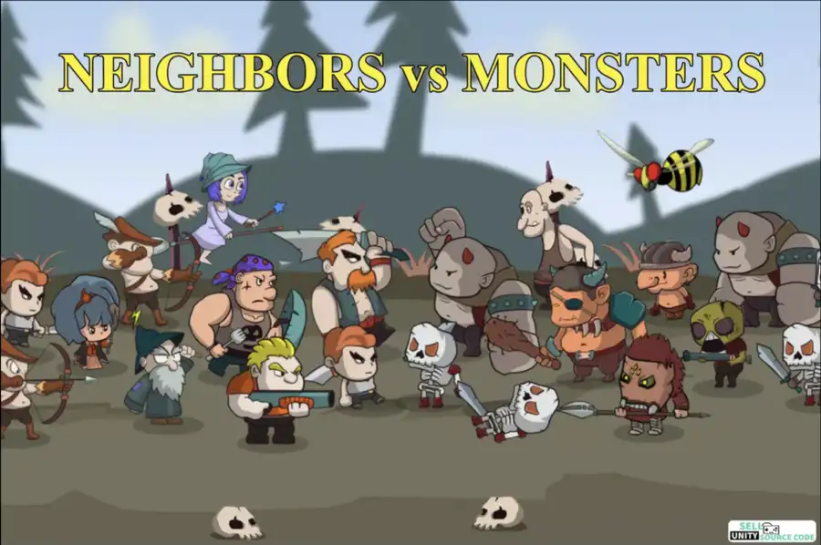 Neighbors Vs Monsters SellUnitySourceCode screenshot 2