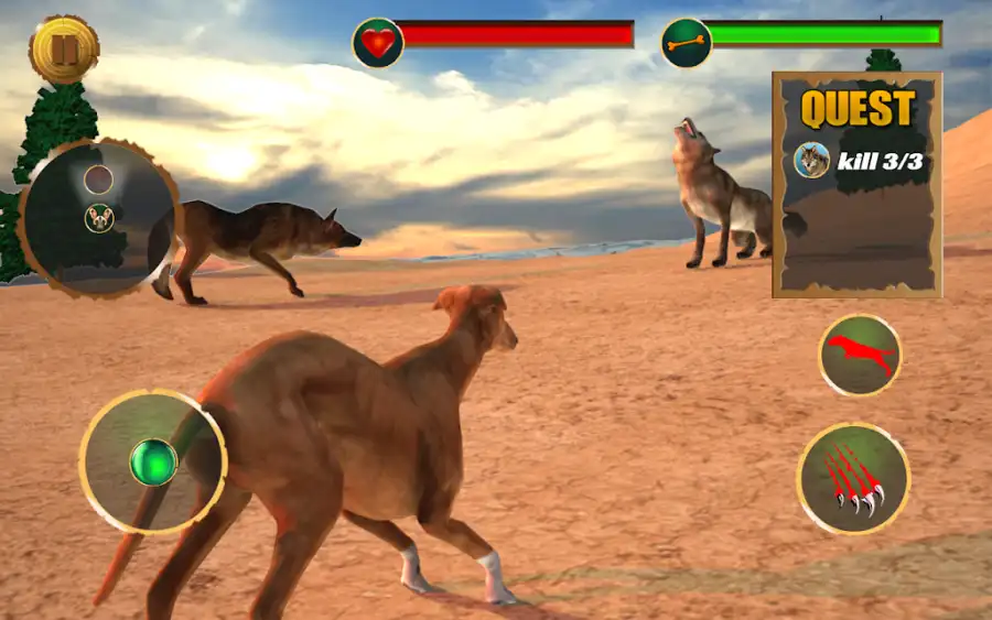  New Angry Dog Attack Competition: Dog Games – SellUnitySourceCode.com screenshot 4