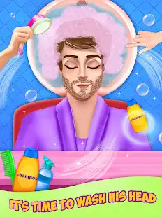 New Barber Hair Salon Beard Makeover – SellUnitySourceCode.com screenshot 2