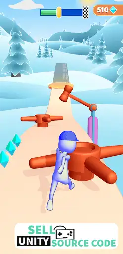 New BeHeaded 3D – Fun Dodge Runner Game SellUnitySourceCode.com  screenshot 3