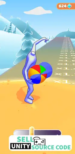 New BeHeaded 3D – Fun Dodge Runner Game SellUnitySourceCode.com  screenshot 4