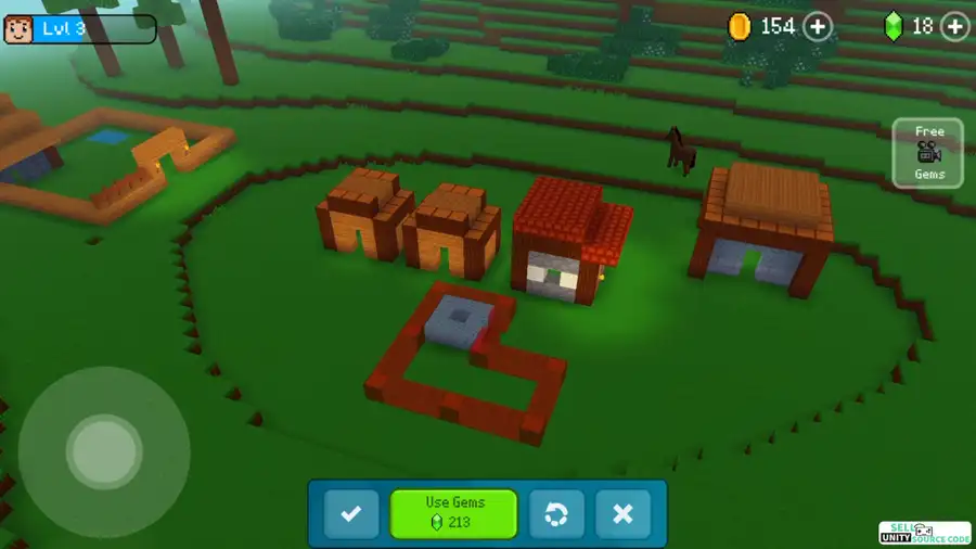 New Block Craft 3D – Building Simulator Game SellUnitySourceCode.com screenshot 5