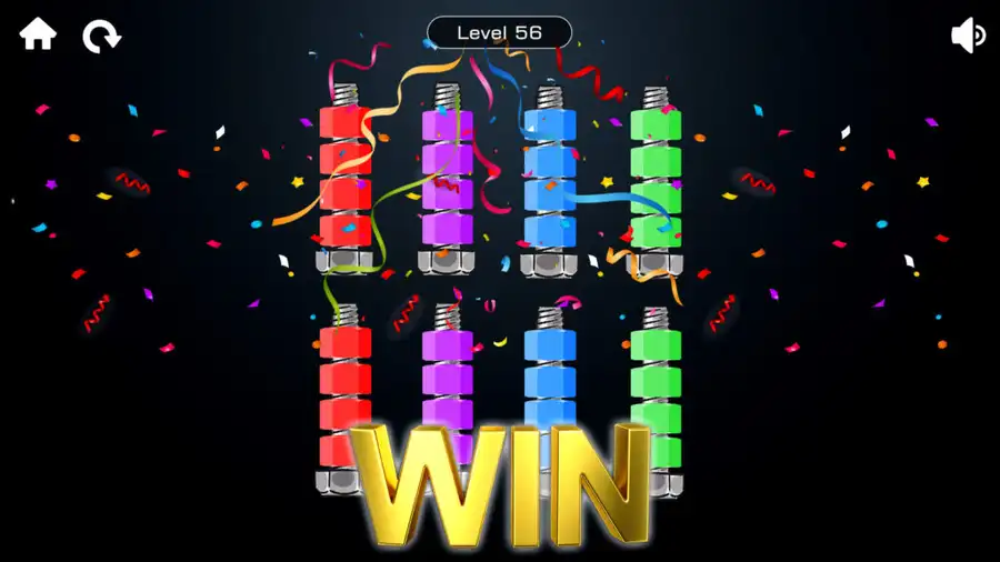 New Bolts And Nuts Screw Sort Puzzle Sellunitysourcecode screenshot 5