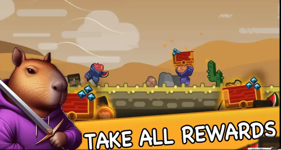 New Capybara! Treasure World Rush – SellUnitySourceCode.com screenshot 2