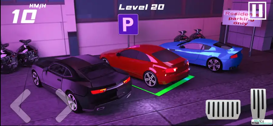 Night City Car Parking SellUnitySourceCode screenshot 4