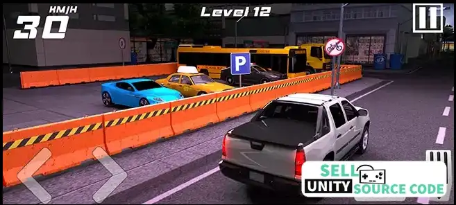 Night City Car Parking SellUnitySourceCode screenshot 5