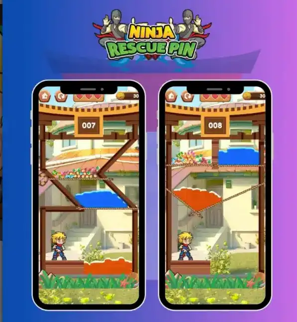 Ninja Rescue Pin screenshot 4