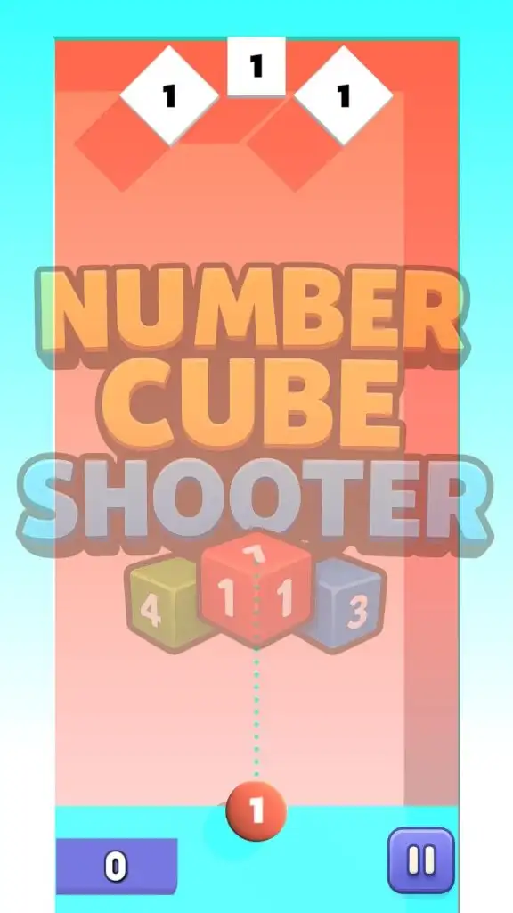 Number Cube Shooter – Puzzle Mobile Unity Game screenshot 3