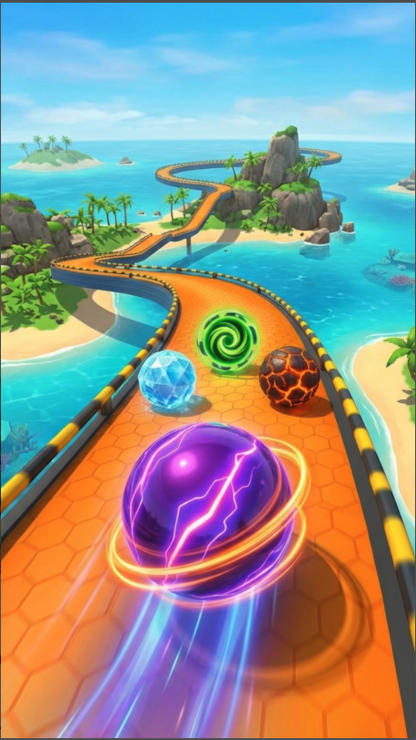 Ocean Rolling Balls screenshot 7