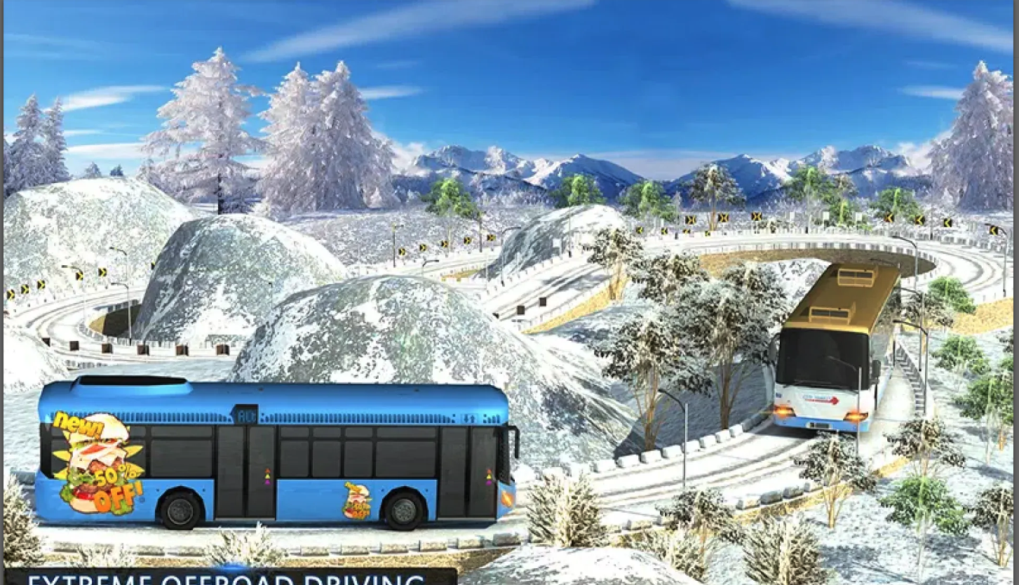 Offroad Bus - Coach Driving 3D screenshot 9