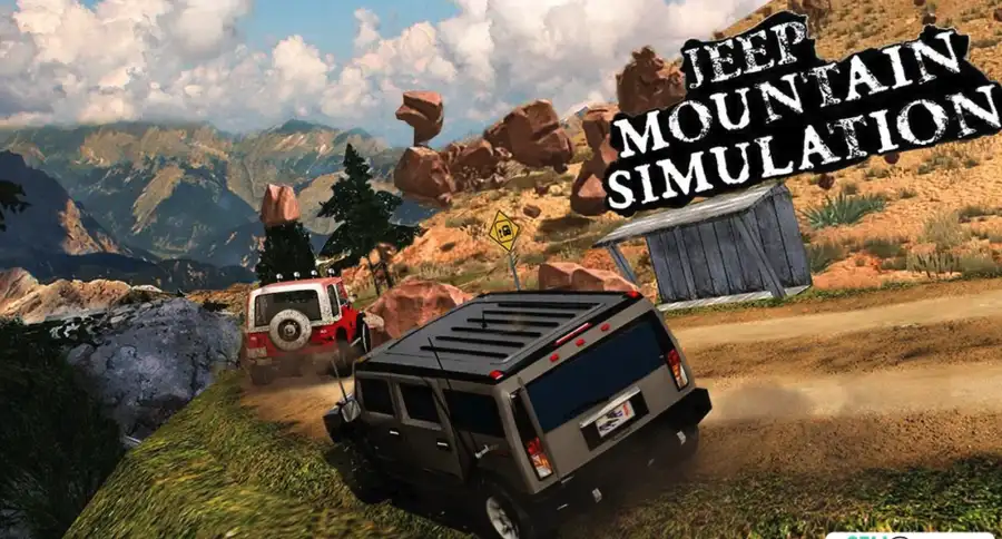 Offroad Mountain Jeep Drive Challenge free game 3d SellUnitySourceCode screenshot 4