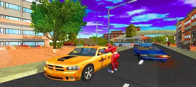 Offroad Taxi Driving : City Taxi Sim SellUnitySourceCode screenshot 4