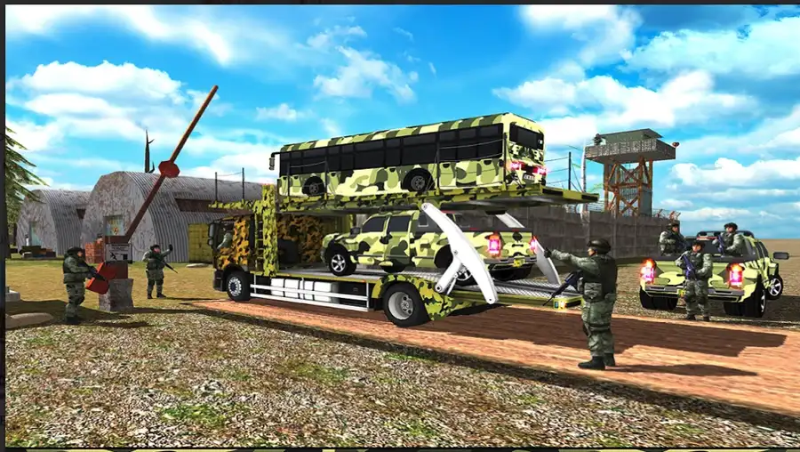 OffRoad US Army Transport Truck Simulator 2017 SellUnitySourceCode screenshot 4