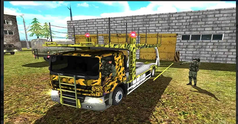 OffRoad US Army Transport Truck Simulator 2017 SellUnitySourceCode screenshot 5