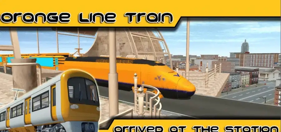 Orange Line Train SellUnitySourceCode screenshot 4