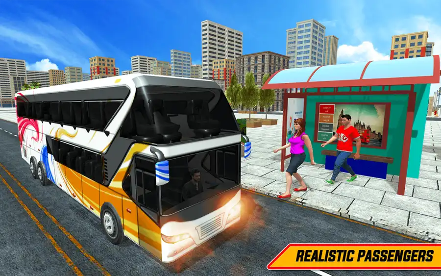 Passenger Bus Simulator Game SellUnitySourceCode screenshot 3