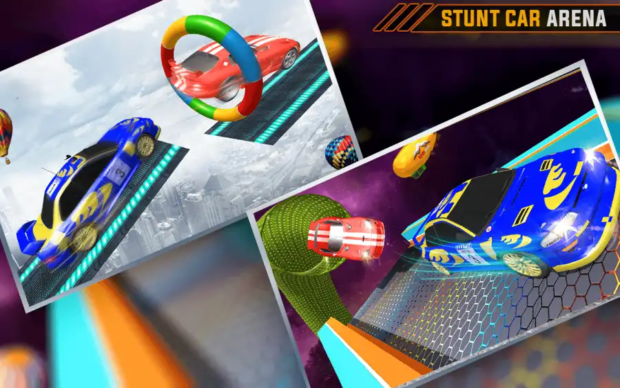 People Playground Stunt Car Arena Game SellUnitySourceCode screenshot 2