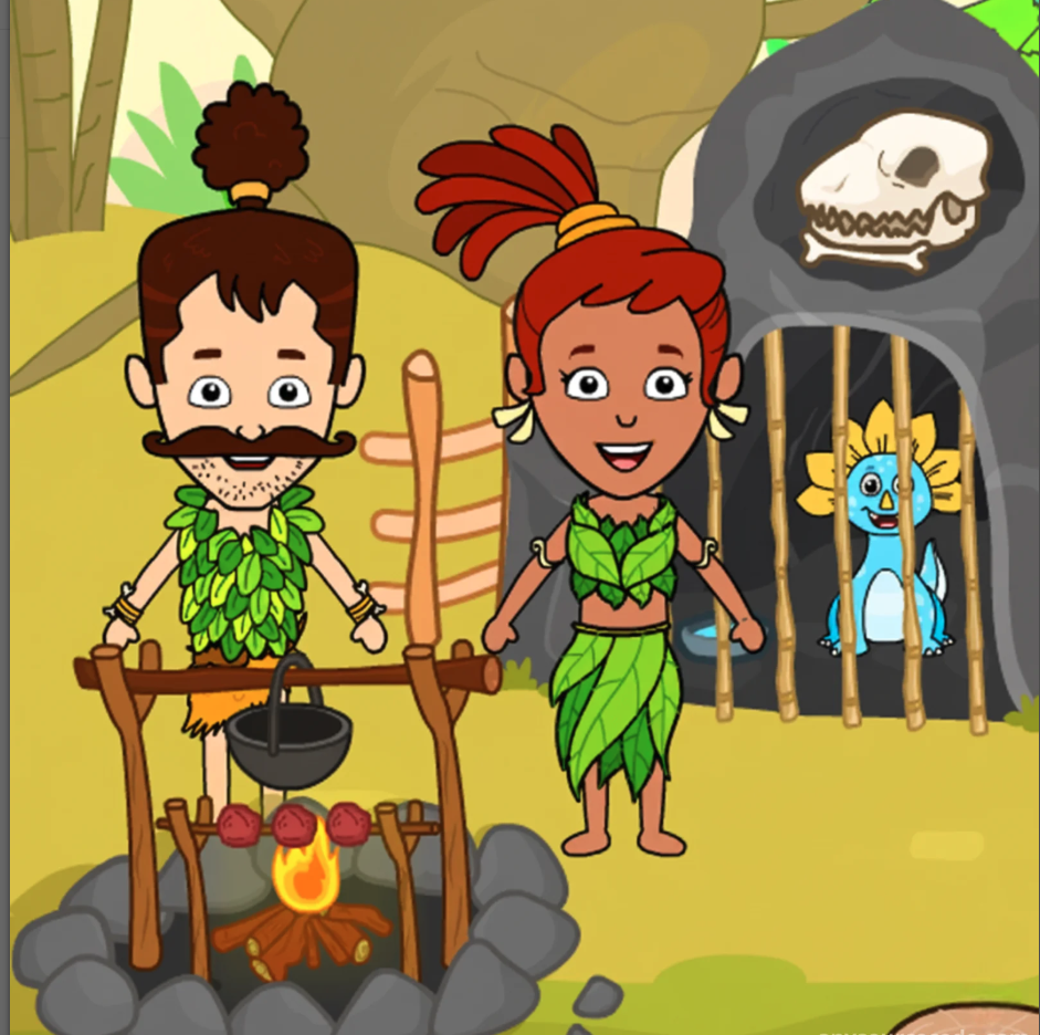 Pepi - My Stone Age | Games for Kids screenshot 2