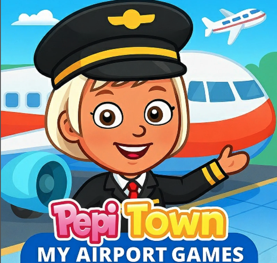 Pepi Town - My Airport Games screenshot 2