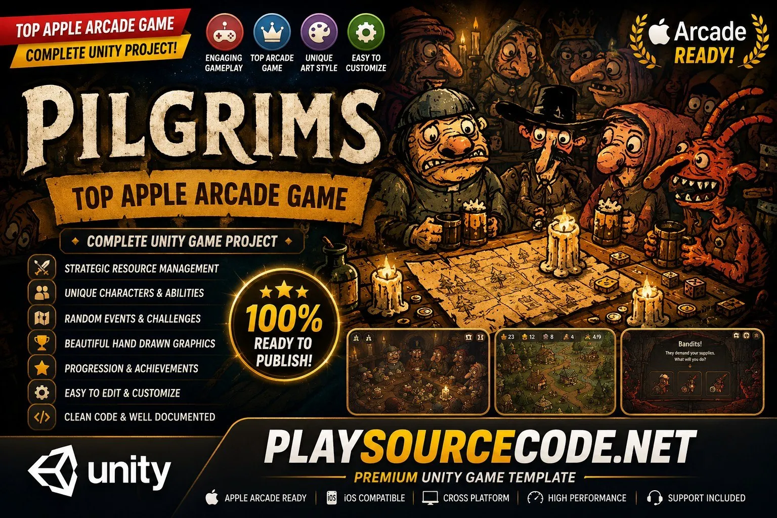 Pilgrims – Top Apple Arcade Unity Game