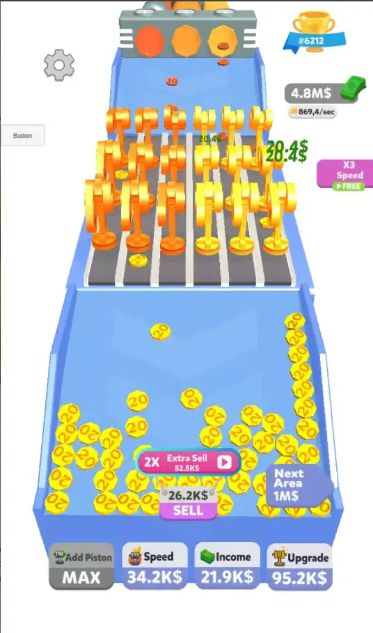 Piston Clicker – Idle Money Machine screenshot 2