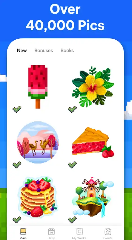 Pixel Land – Color by Number Game screenshot 2
