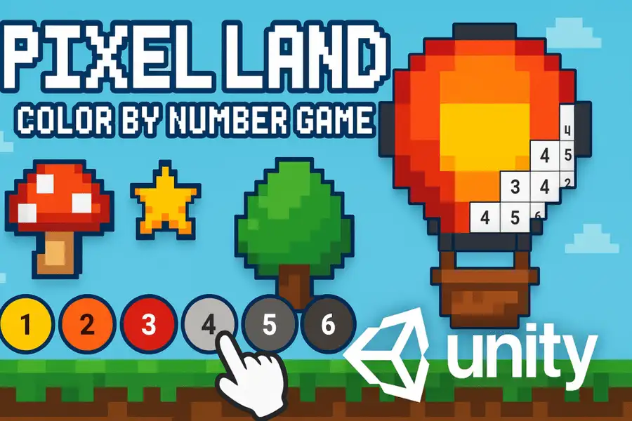 Pixel Land – Color by Number Game screenshot 5