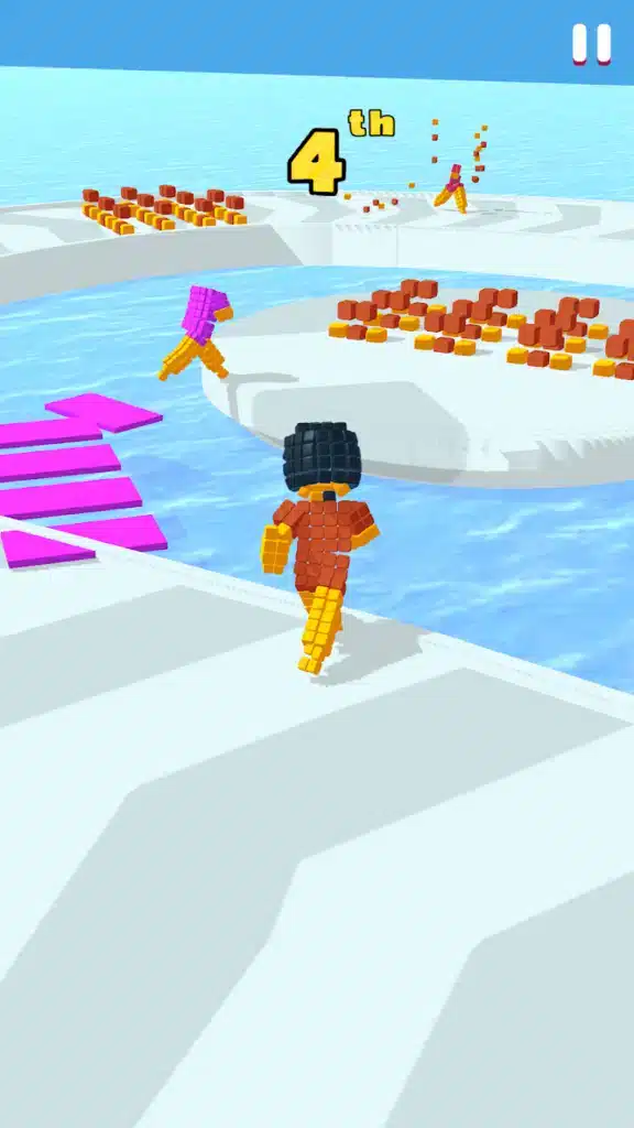 Pixel Race unity source code screenshot 3