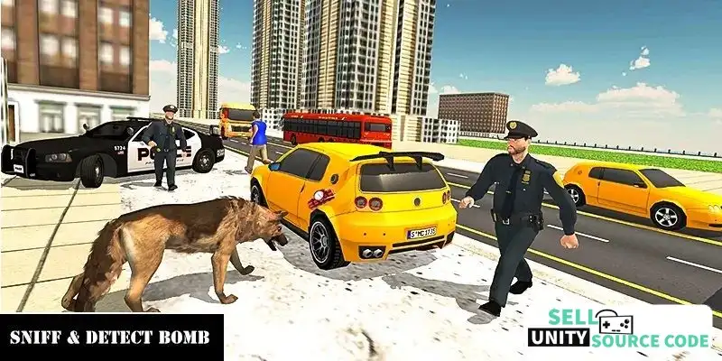 Police Dog Gangster Chase 2019 SellUnitySourceCode screenshot 4