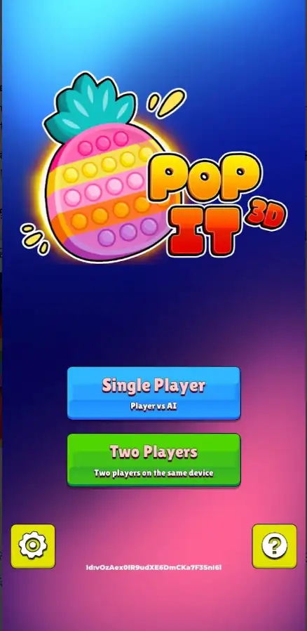 Pop It 3D Fidget – Two Players Game With AI screenshot 3