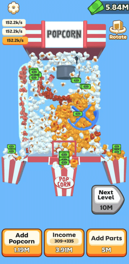 Popcorn Pop! – Hyper-Casual One-Tap Mobile Game screenshot 3