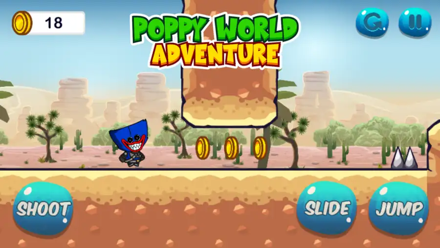 Poppy World Adventure SellUnitySourceCode screenshot 4